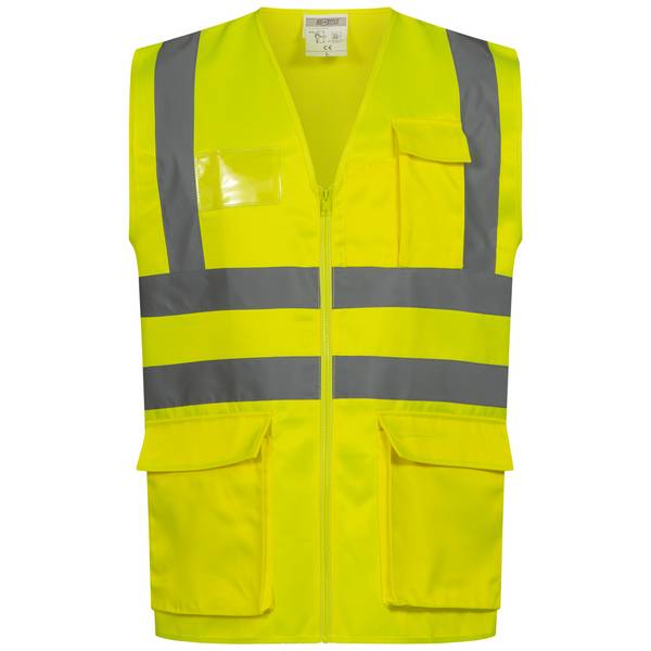 Gr .3XL (66/68) *MALTE* WARNSCHUTZWESTE GELB gelb *MALTE* HIGH VISIBILITY VEST Y