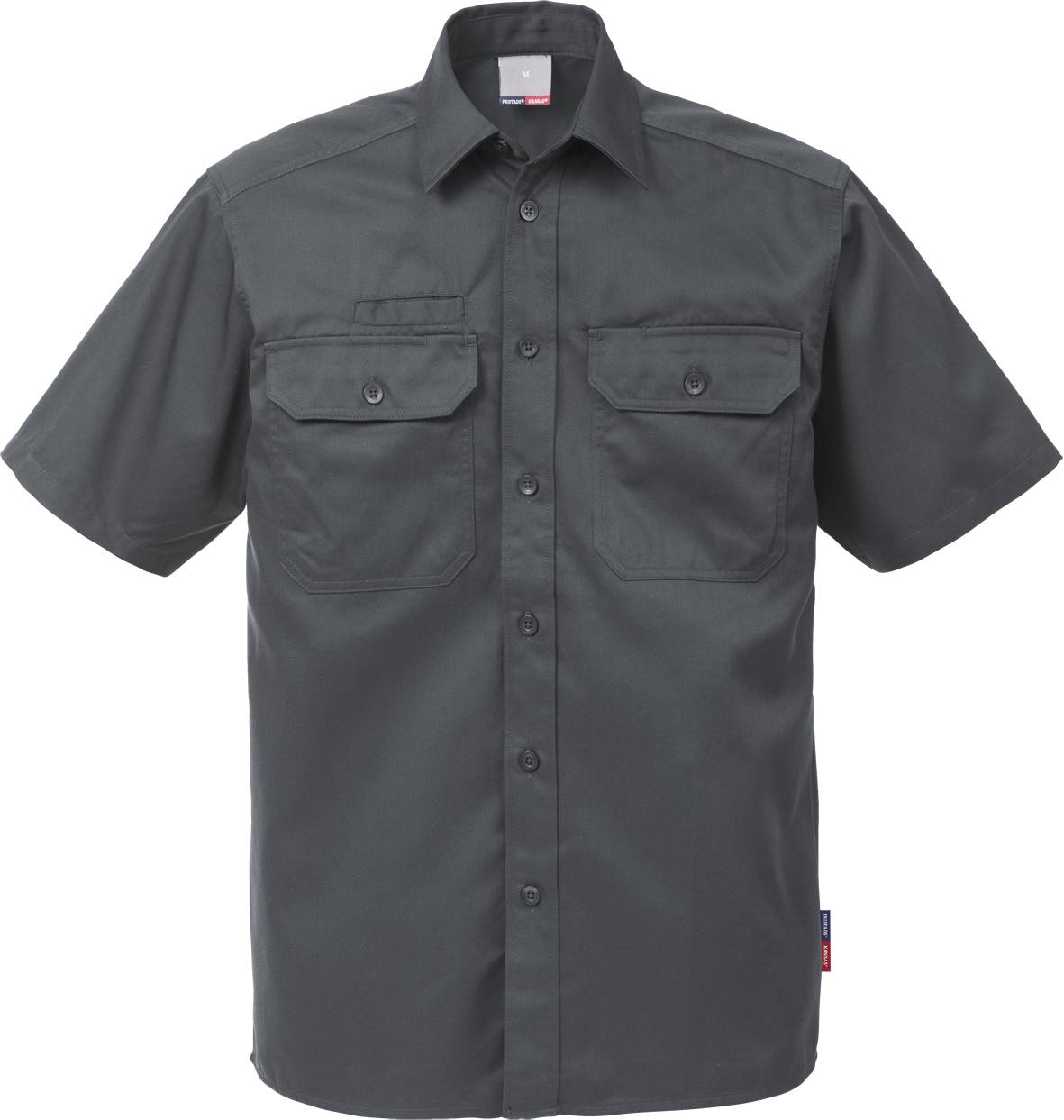 FRISTADS 100733-941 Hemd Kurzarm 7387 B60 Gr.XL Dunkelgrau-0