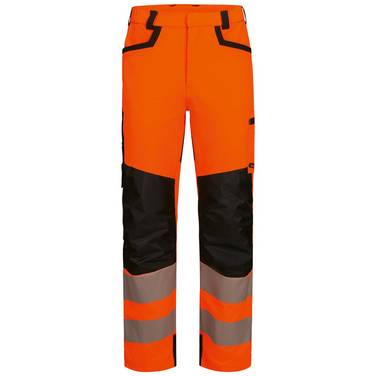 Gr .24 *BURE* WARNSCHUTZ STRETCH-BUNDHOSE orange *BURE* HIGH VISIBILITY STRETCH