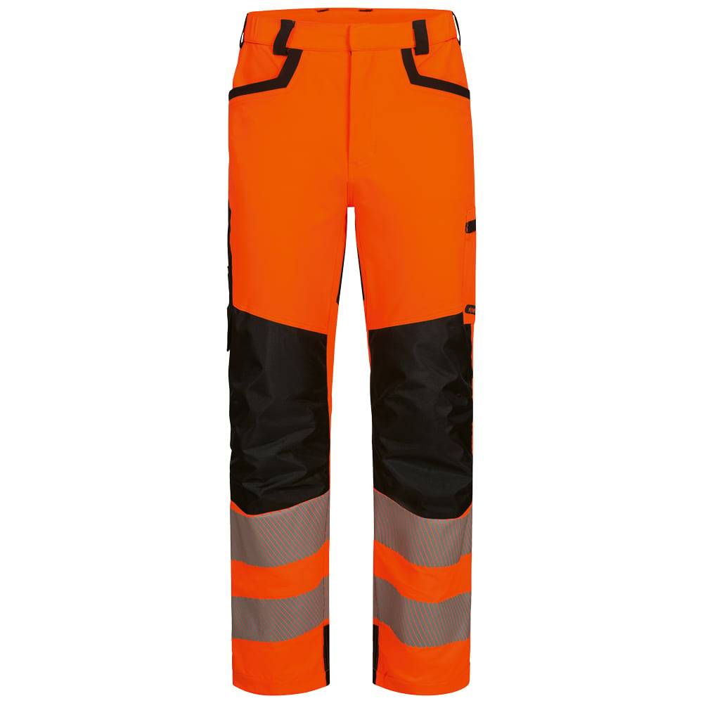 Gr .24 *BURE* WARNSCHUTZ STRETCH-BUNDHOSE orange *BURE* HIGH VISIBILITY STRETCH-0