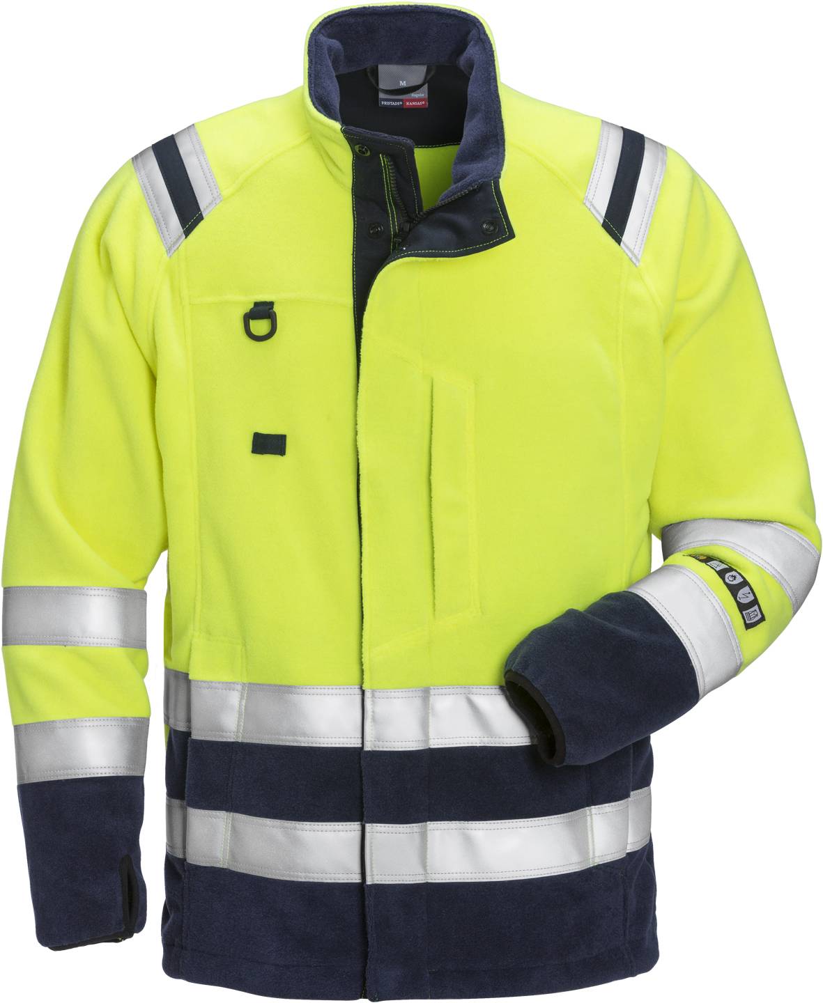 FRISTADS 122233-171 Flamestat High Vis Fleecejacke Kl. 3 4063 ATF Gr.XL Warnsch-0