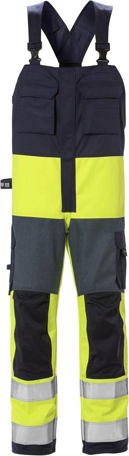 FRISTADS 126510-171 Flame High Vis Latzhose Kl. 2 1584 FLAM Gr.C146 Warnschutz--0