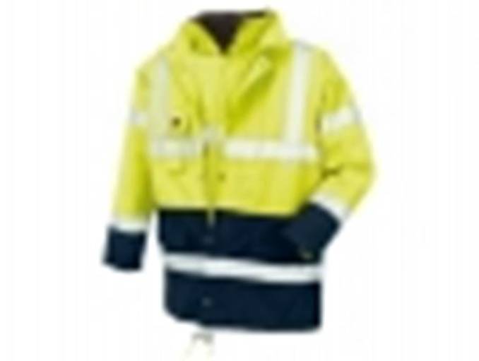 teXXor® Warnschutz-Parka CALGARY, leuchtgelb/navy, 4112-0