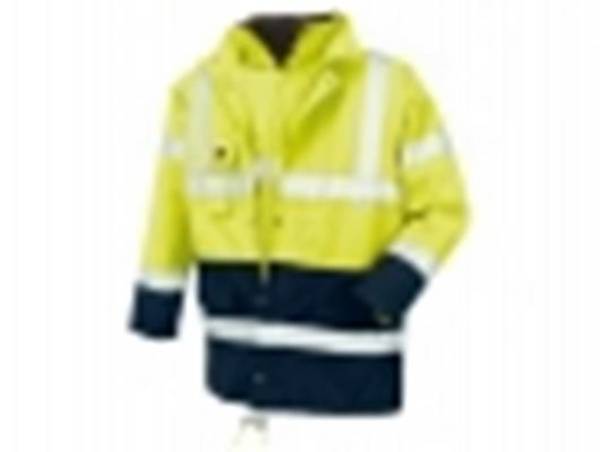 teXXor® Warnschutz-Parka CALGARY, leuchtgelb/navy, 4112