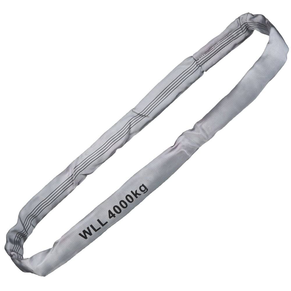 Gr .2 Meter RUNDSCHLINGE, WLL 4000 kg, GRAU grau roundsling, WLL 4000 kg, GREY-0