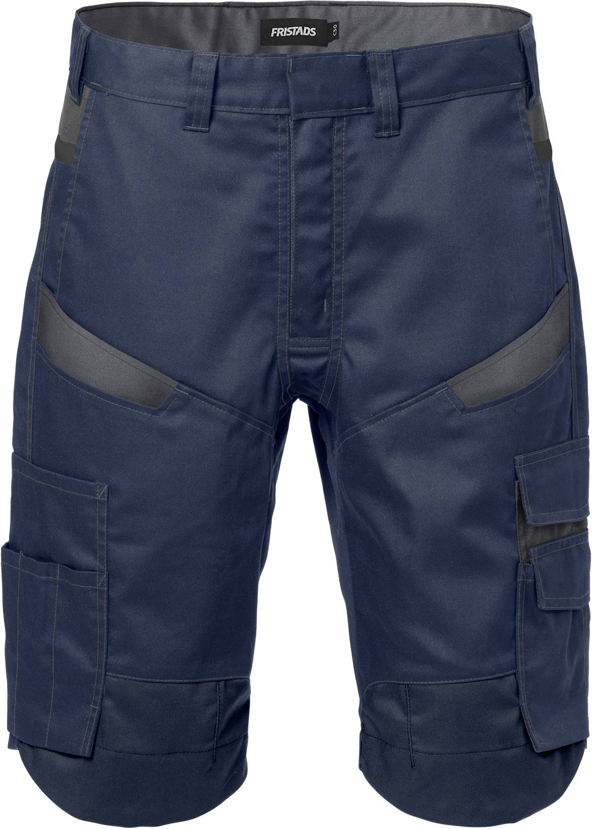 FRISTADS 129530-586 Shorts 2562 STFP Gr.C46 Marine/Grau-0