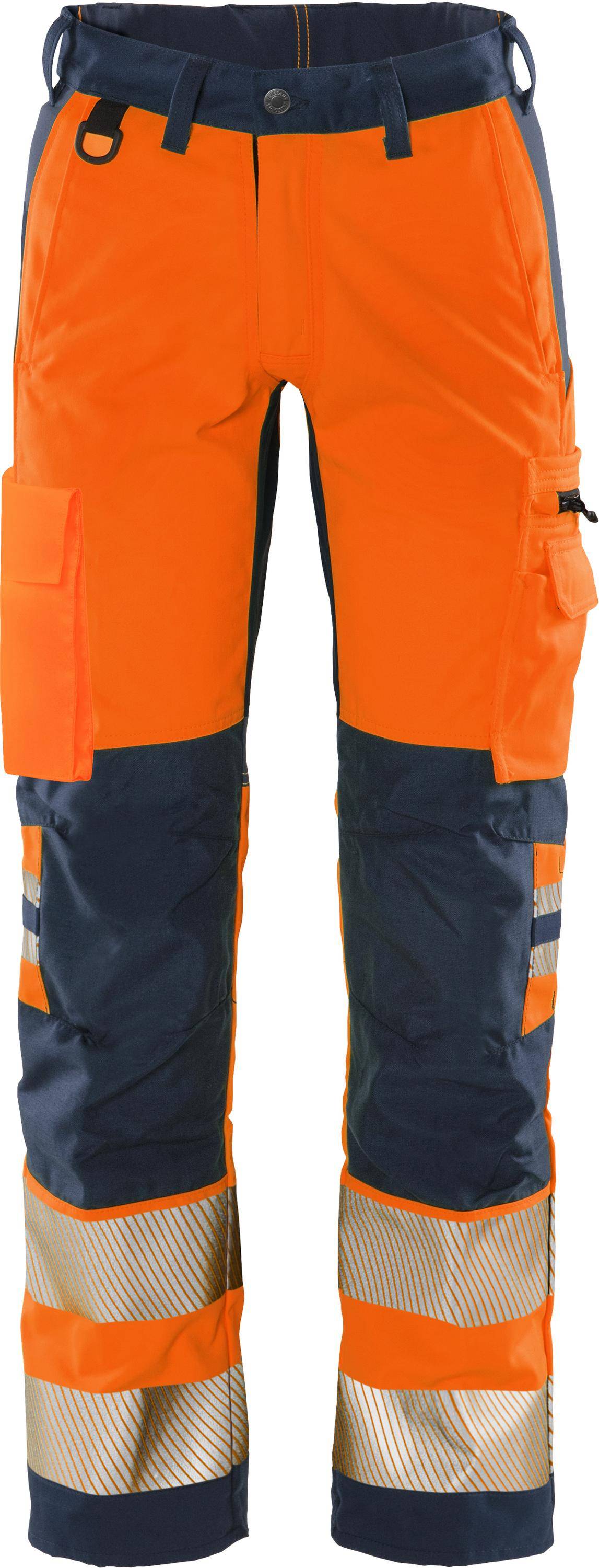 FRISTADS 130164-271 High Vis Stretch-Hose Kl. 2 2712 PLU Gr.C54 Warnschutz-Oran-0