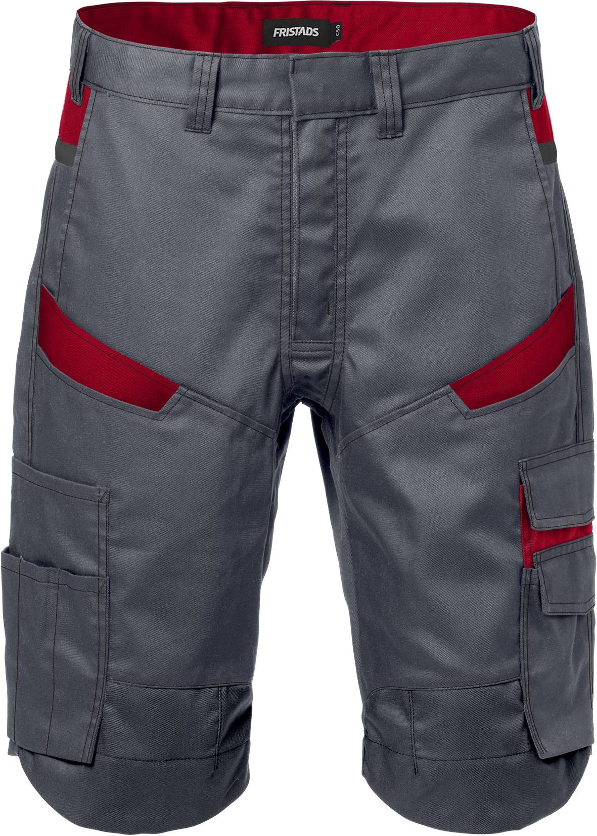 FRISTADS 129530-866 Shorts 2562 STFP Gr.C48 Grau/Rot-0