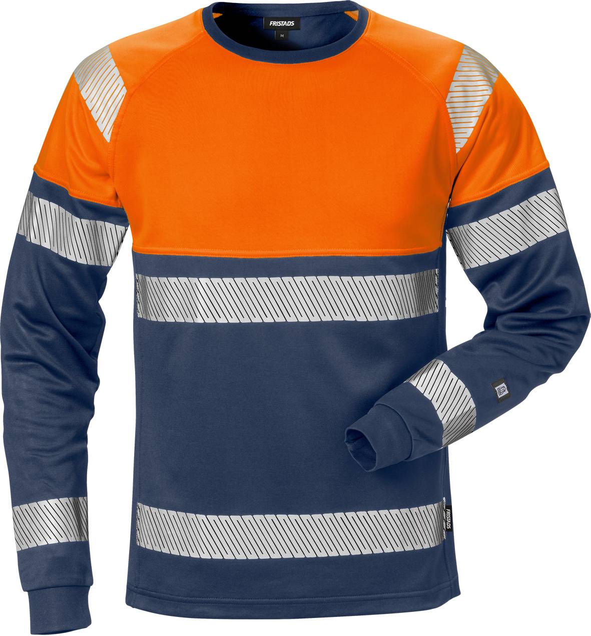 FRISTADS 129513-271 High Vis T-Shirt Langarm Kl. 1 7519 THV Gr.S Warnschutz-Ora