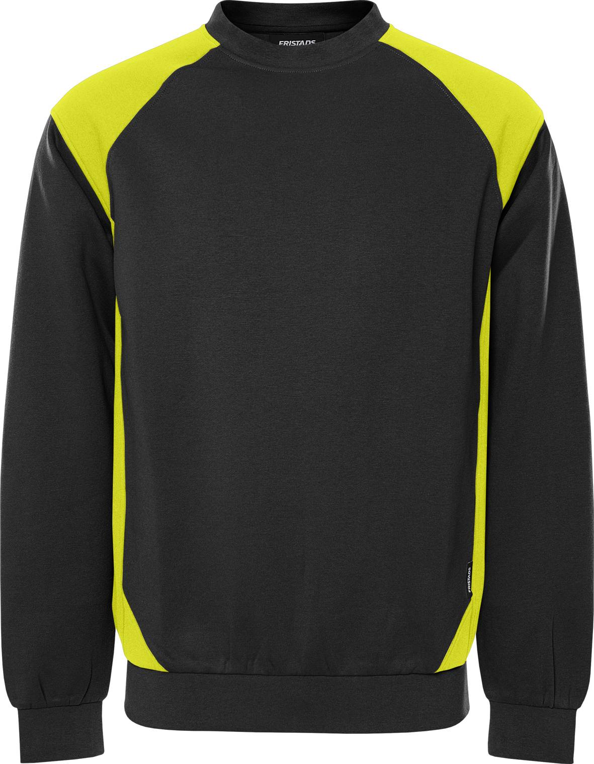 FRISTADS 300510-982 Sweatshirt 7148 GSM Gr.2XL Schwarz/Gelb-0
