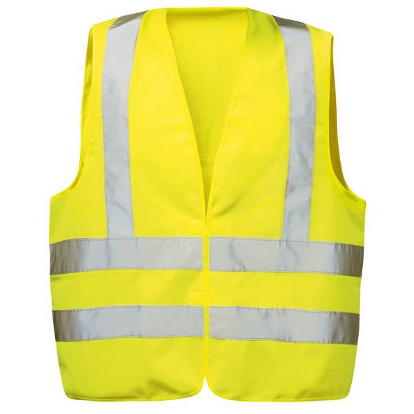 EGON Polyester-Warnweste mit Schulterreflex, WICA-TEX® EN 471/2, Gelb Gr.UNI