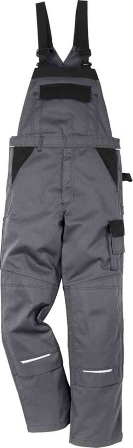 FRISTADS 100812-896 Icon Two Baumwoll-Latzhose 1009 KC Gr.C152 Grau/Schwarz-0