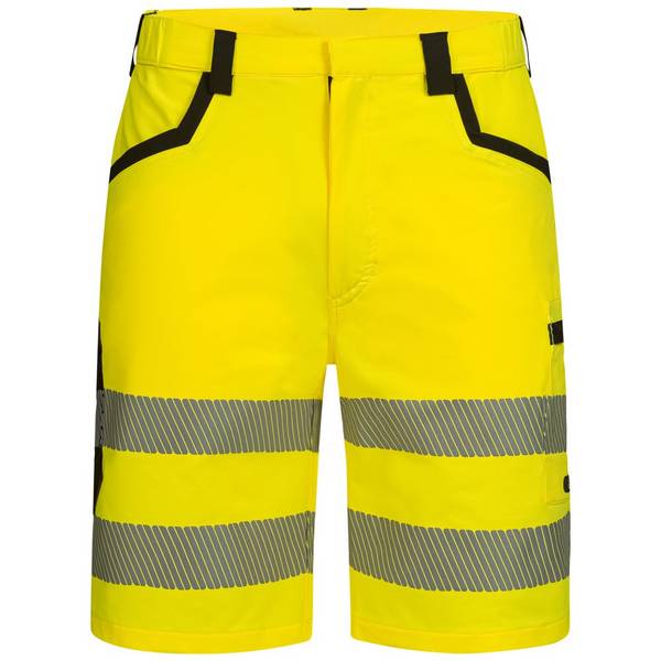 Gr .56 *HAGENAU* WARNSCHUTZ STRETCH-SHORTS gelb *HAGENAU* HIGH VISIBILITY STRETC