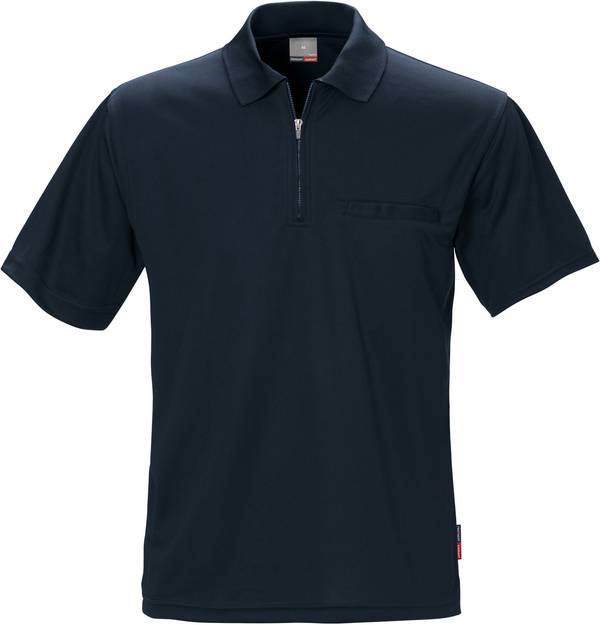 FRISTADS 100470-540 Coolmax®-Funktions- Polohemd 718 PF  Gr.S Marineblau