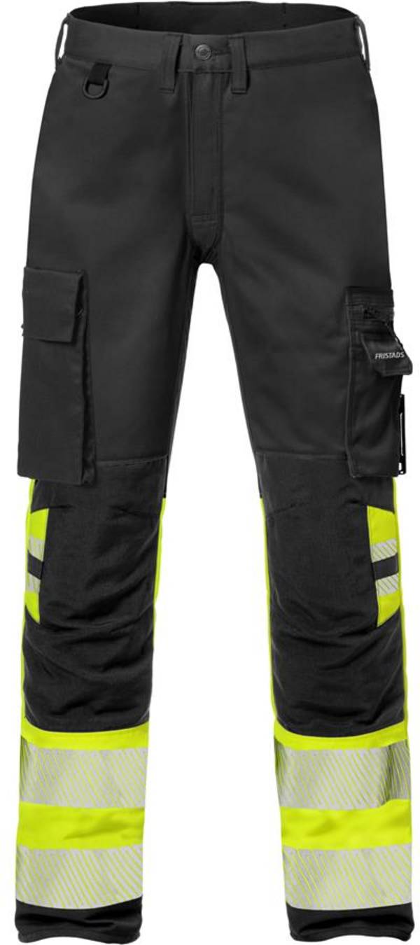 FRISTADS 127731-196 High Vis Stretch-Hose Kl. 1 2705 PLU  Gr.D88 Warnschutz-Gelb