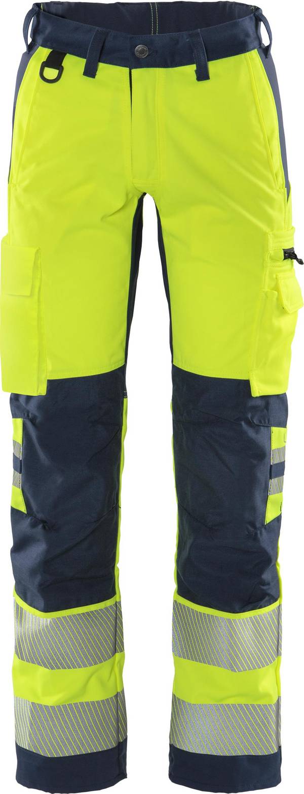FRISTADS 130164-171 High Vis Stretch-Hose Kl. 2 2712 PLU  Gr.C60 Warnschutz-Gelb
