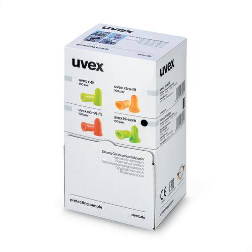 Gehörschutzstöpsel uvex hi-com 2112095 grün SNR 26 dB Größe M-0