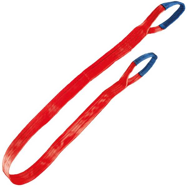 Gr .4 Meter HEBEBAND, WLL 5000 KG,rot rot lifting belt, WLL 5000 KG,red