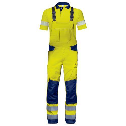 Latzhose uvex Construction gelb, warngelb 54-0