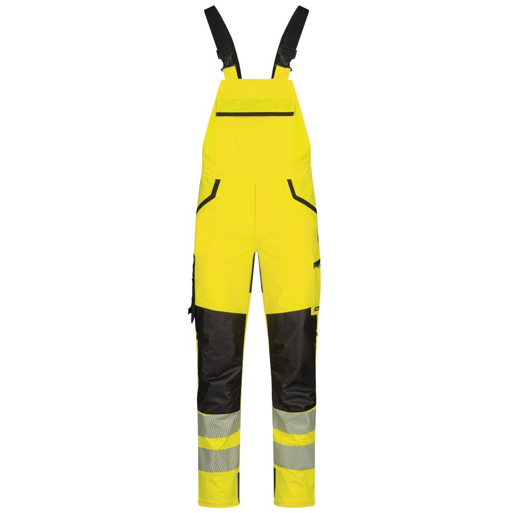 Gr .58 *WASSY* WARNSCHUTZ STRETCH-LATZHOSE gelb *WASSY* HIGH VISIBILITY STRETCH-0