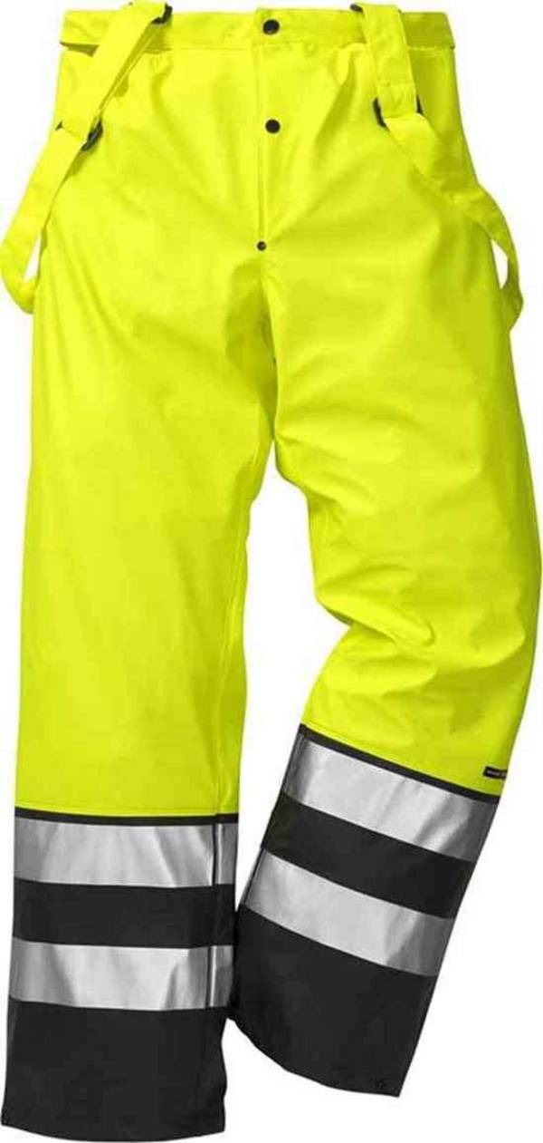 FRISTADS 111376-196 High Vis Regenhose Kl. 2 2625 RS  Gr.XS Warnschutz-Gelb/Schw