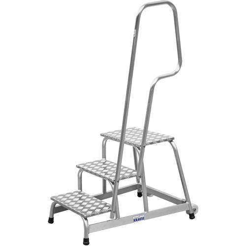 Thumbnail - Krause STABILO Professional 805089 Aluminium Montagetritt fahrbar Arbeitshöhe (max.): 2.60 m Silber 11 kg