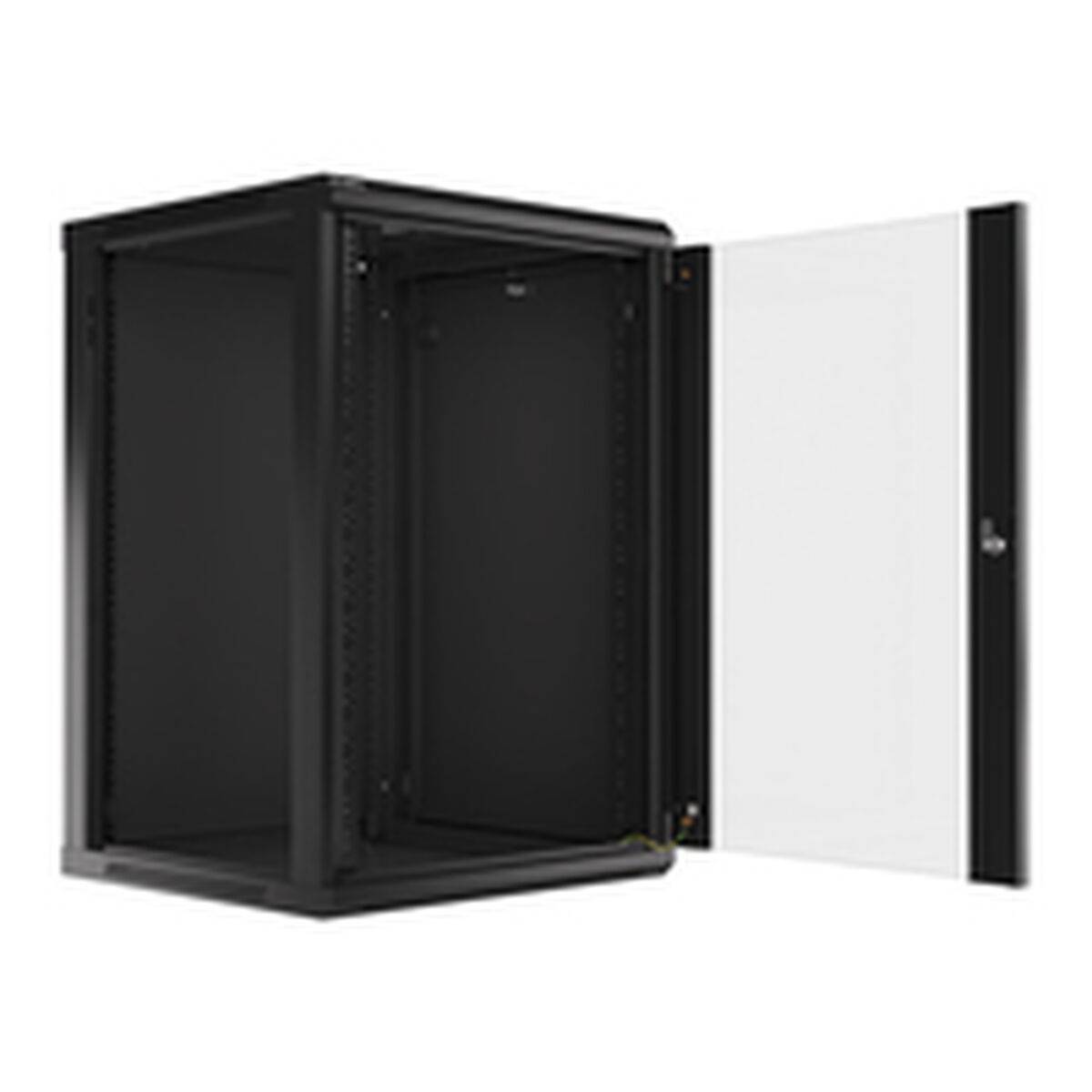 rack WF01-6618-10B 18U 901mm 600mm 600 mm wall-mounted Glass 19 Inch black-2