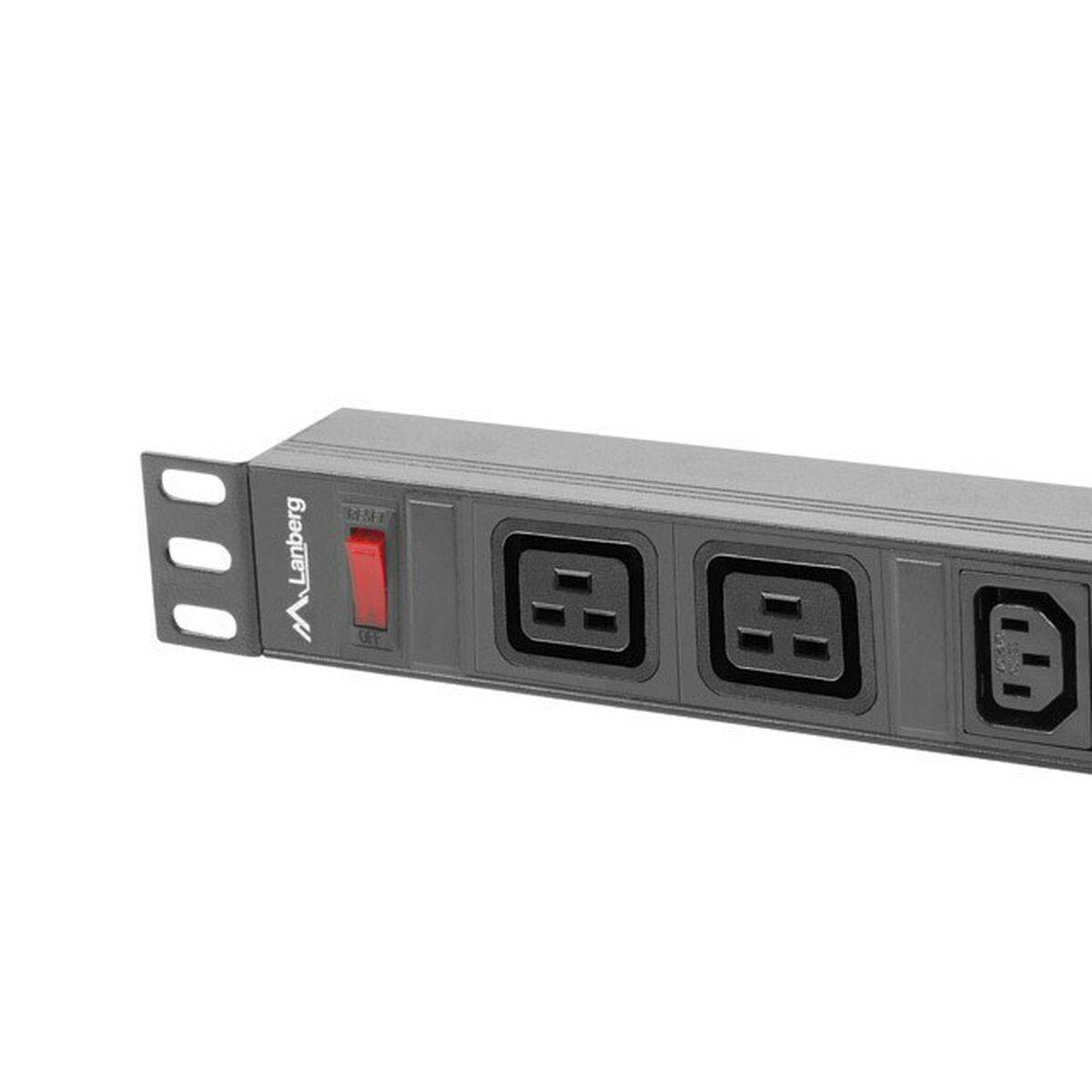 Lanberg PDU-02I1908I-0200-C20-BK - Stromverteilungseinheit (Rack - einbaufähig)-2