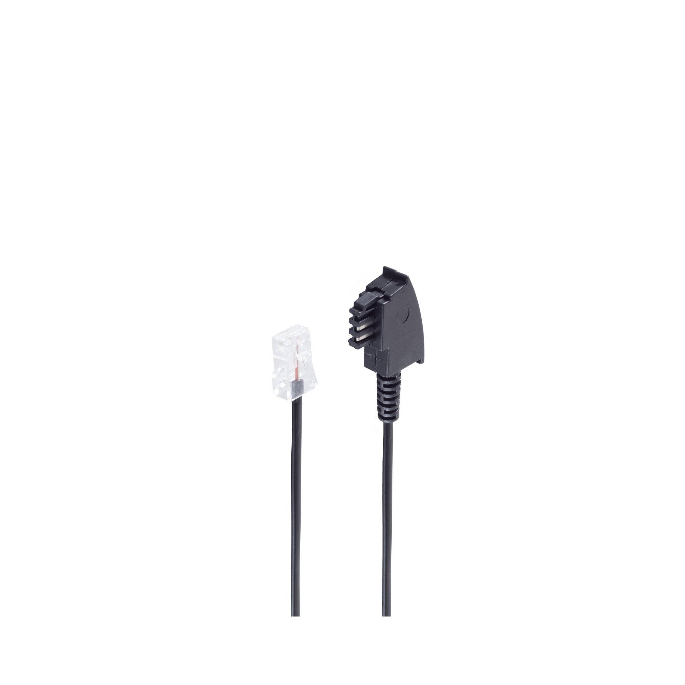 TAE-F-Stecker / RJ 45 Stecker A-4 B-5, 2m-0