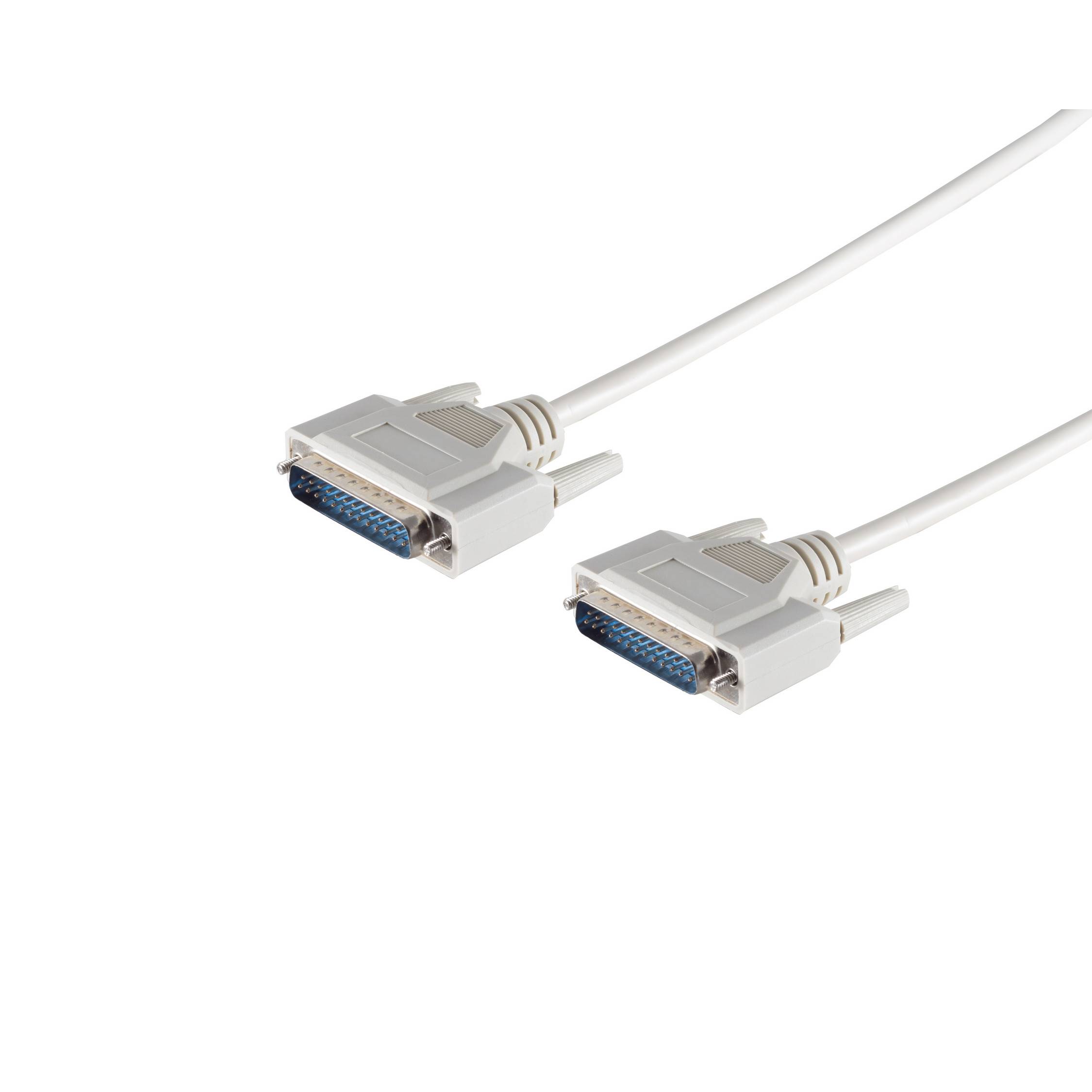 SUB-D Anschlusskabel,2x25-pol. Sub D-Stecker 5m-0