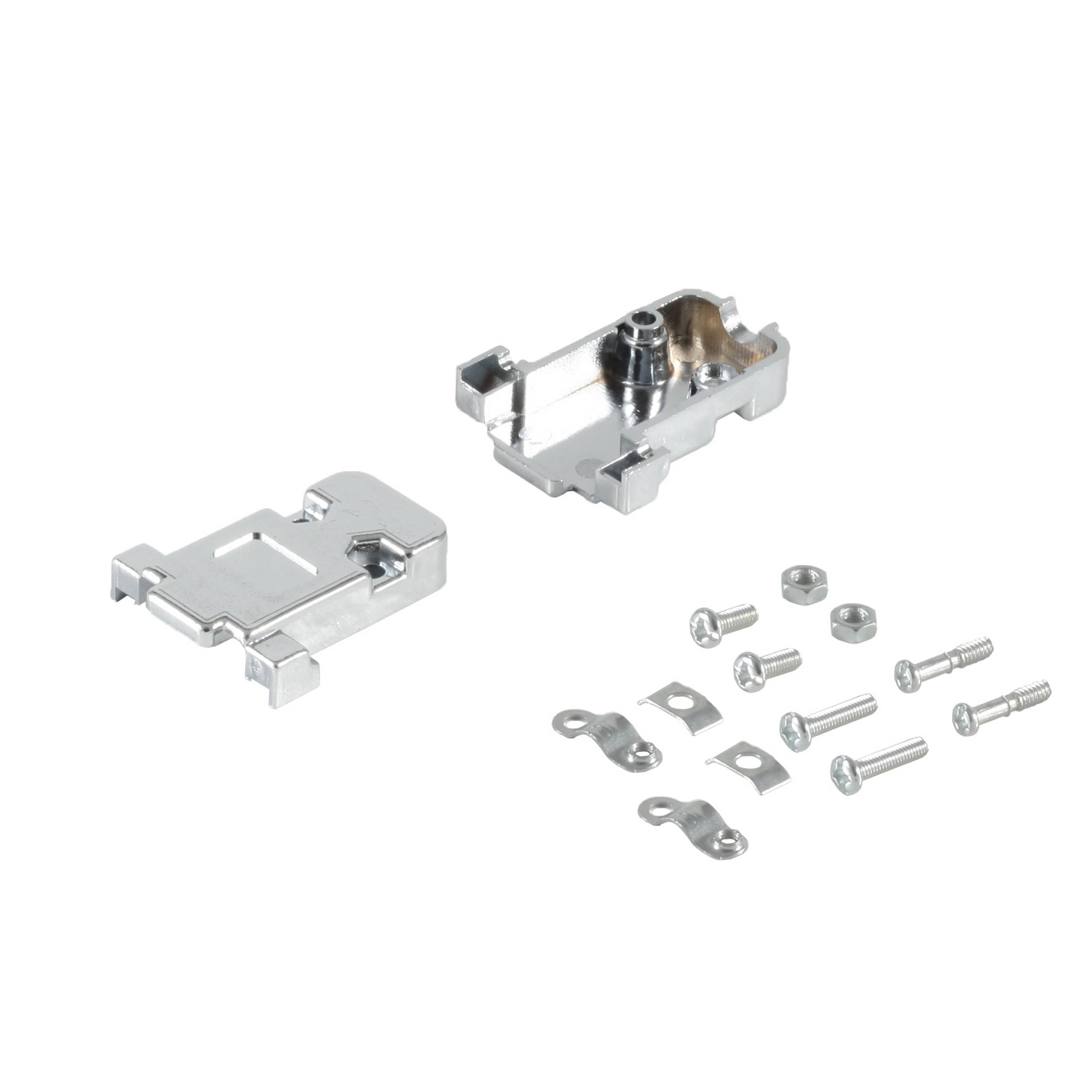 Gehäuse-Schalen Sub D-Stecker 9po.l metallisiert-0
