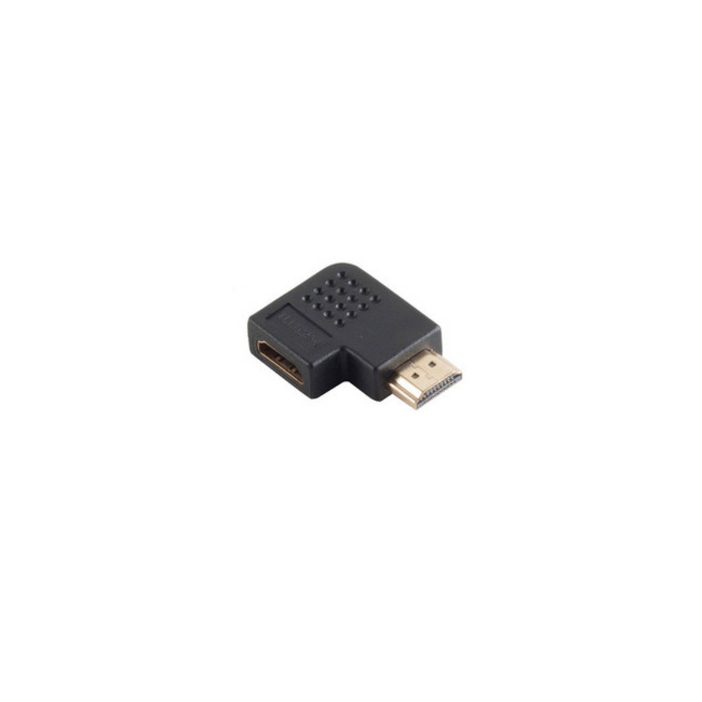 Adapter HDMI-St./HDMI-Buchse Winkel 90° verg.-0