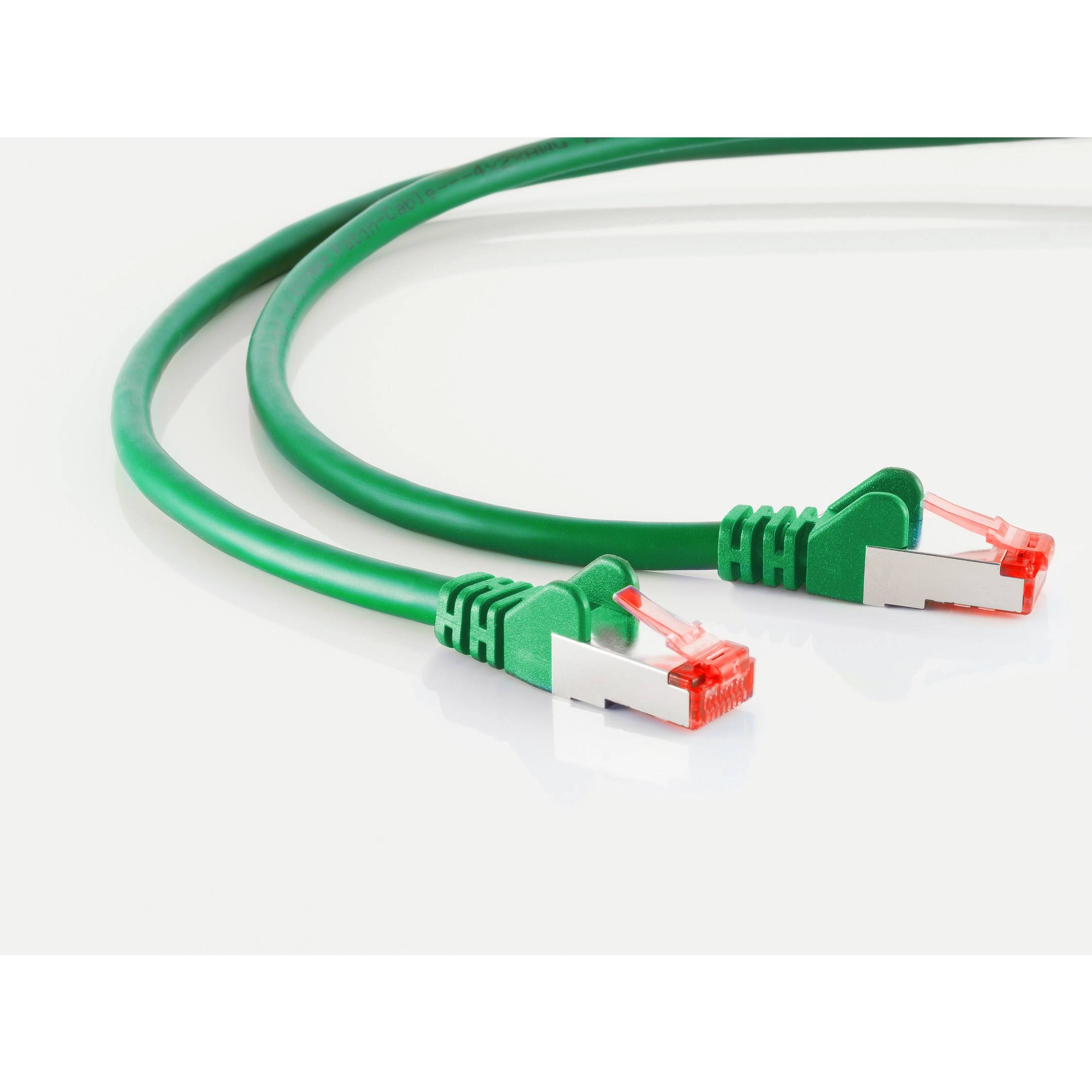 Patchkabel RJ45 S/FTP Cat6 grün PIMF - Netzwerk - CAT 6-1