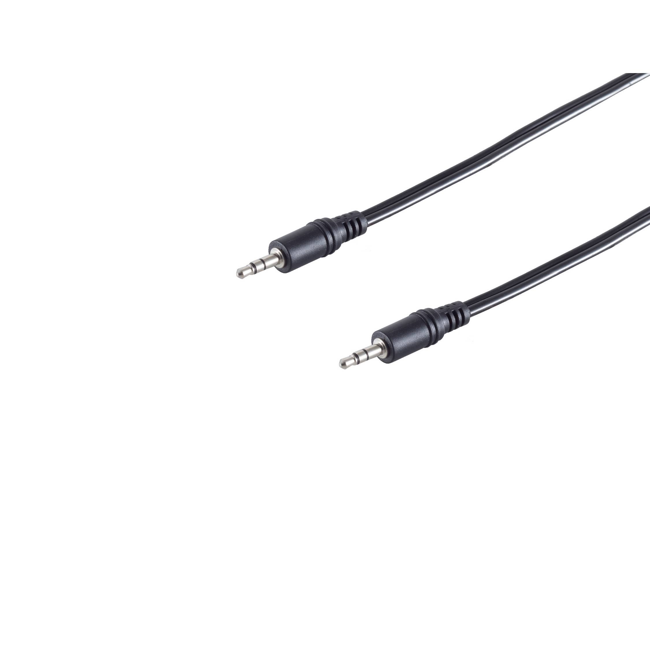 2 Klinkenstecker 3,5mm Stereo, 1,5m-0