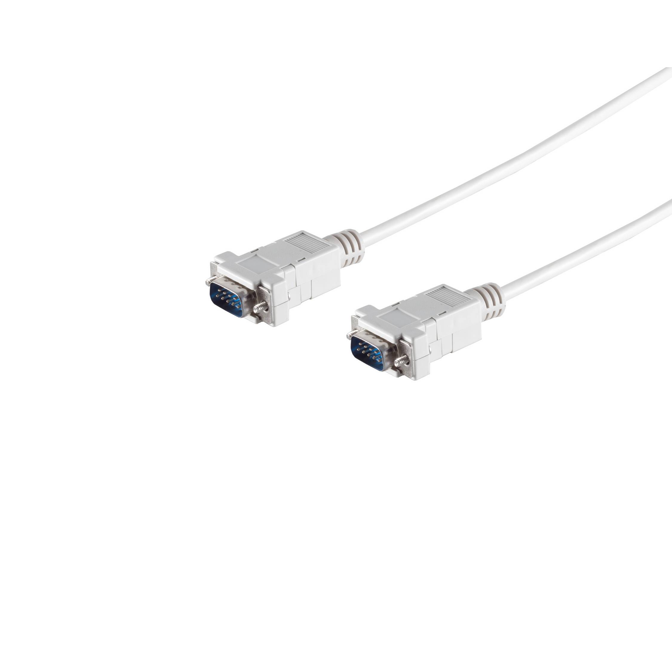 SUB-D Anschlußkabel 2x9pol. Sub-D-Stecker 5m-0