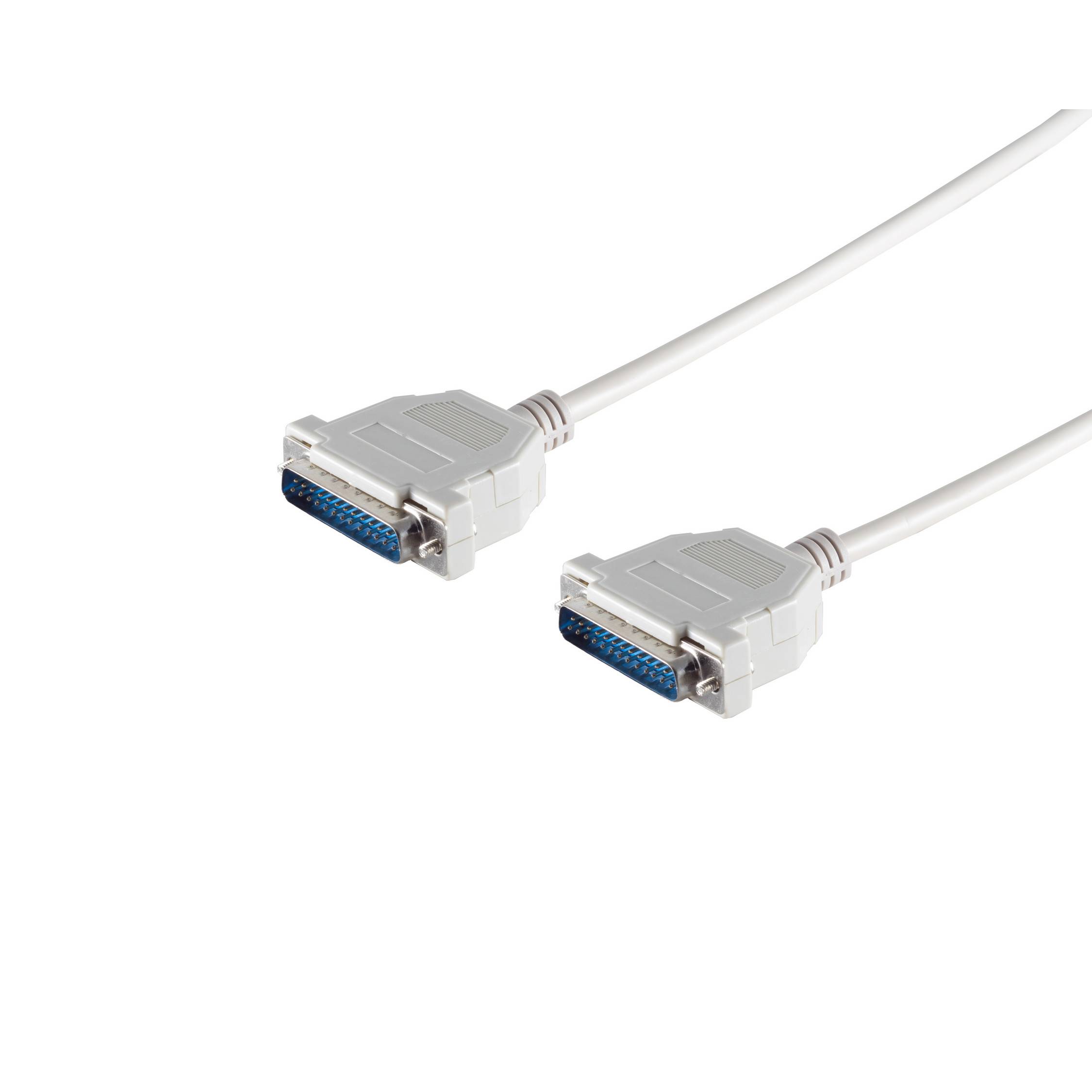 SUB-D Anschlusskabel,2x25-pol. Sub D-Stecker 5m-0