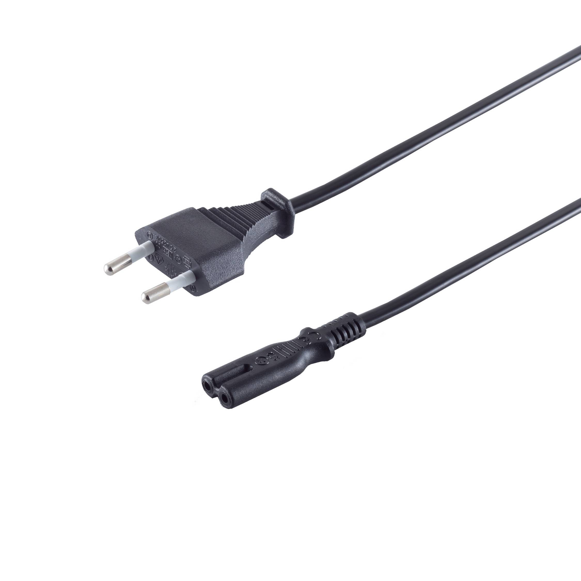 Netzanschlusskabel, Doppelnute, VDE, 1,5m-0