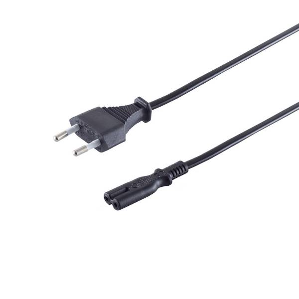 Netzanschlusskabel, Doppelnute, VDE, 1,5m