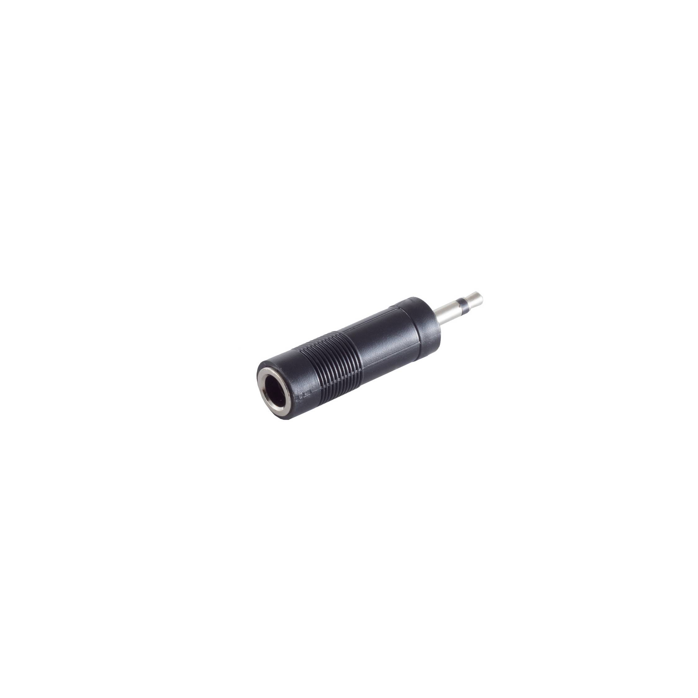 Klinkenstecker Mono 3,5mm/Klinkenbuchse Mono 6,3mm-0