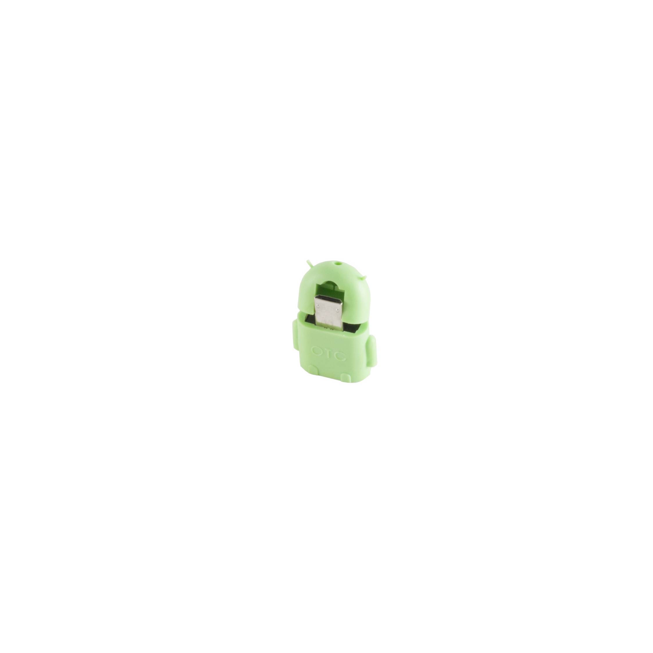 USB-OTG Micro-B Stecker auf A-Buchse 2.0, grün-0