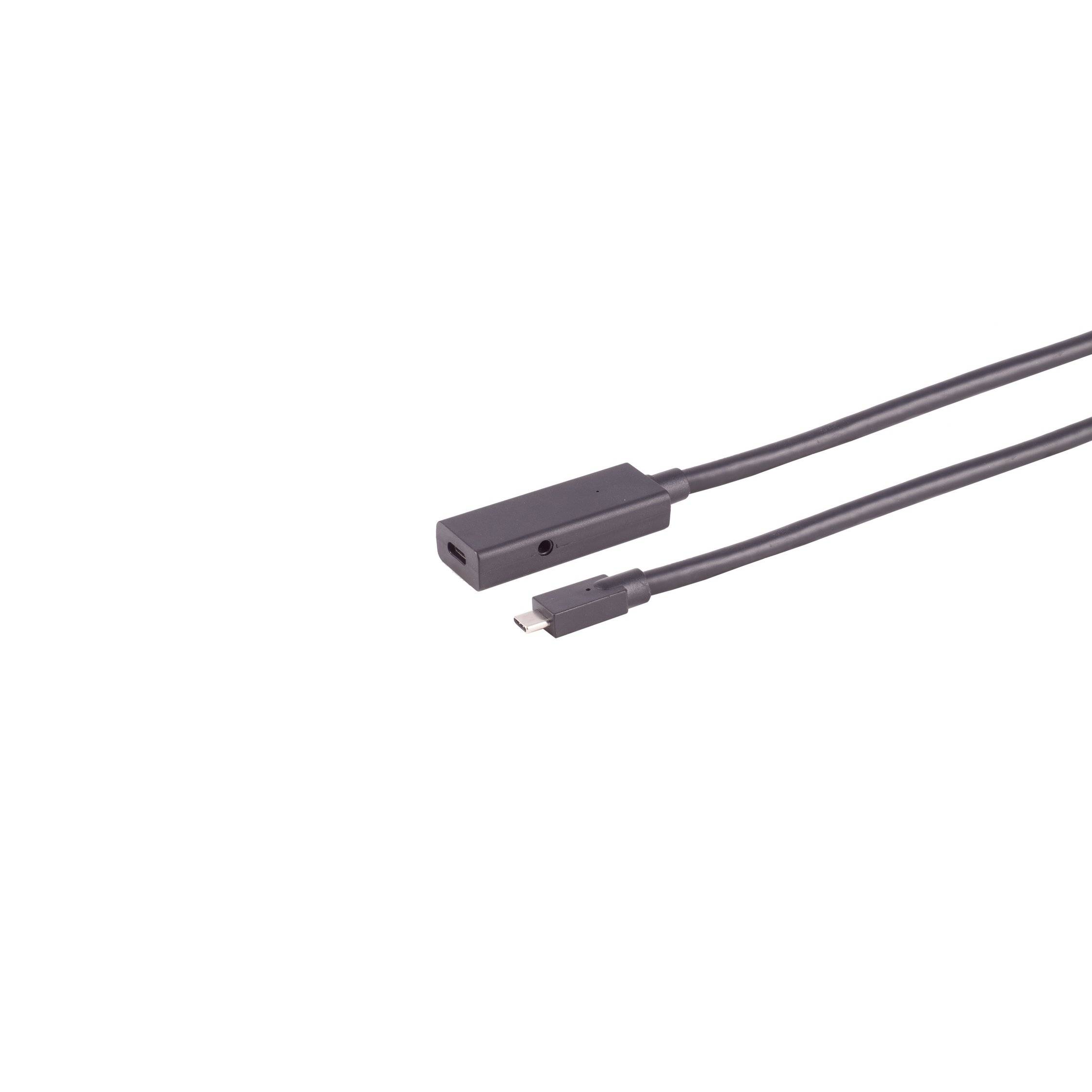 Aktive USB-C Verlängerung, USB 3.1, 10Gbps, 4,0m-0