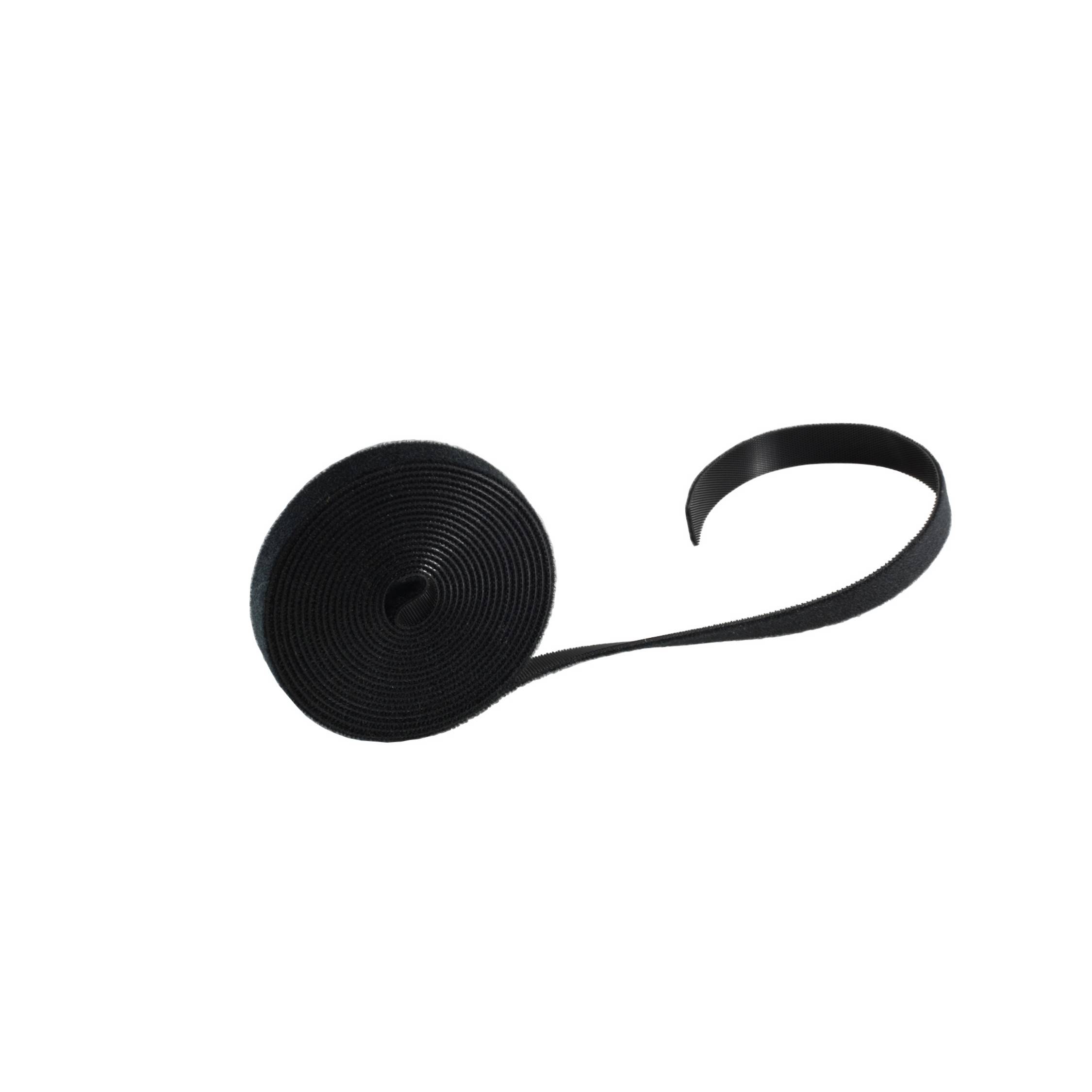 Klettverschlussband 19mm, schwarz, 3m-0