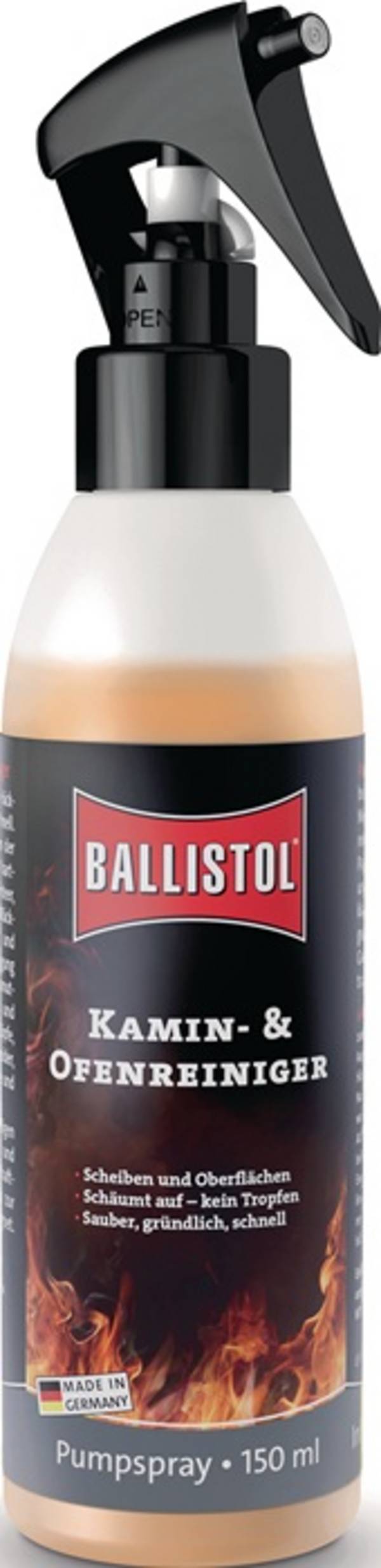 BALL 25415 - Kamin- und Ofenreiniger Kamofix 150 ml Pumpspray