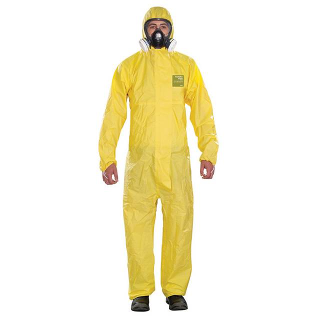 Ansell AlphaTec 2300 PLUS YY23T-00132-05 Gr.XL Typ 3/4/5 PE gelb, Daumenschlauf-0