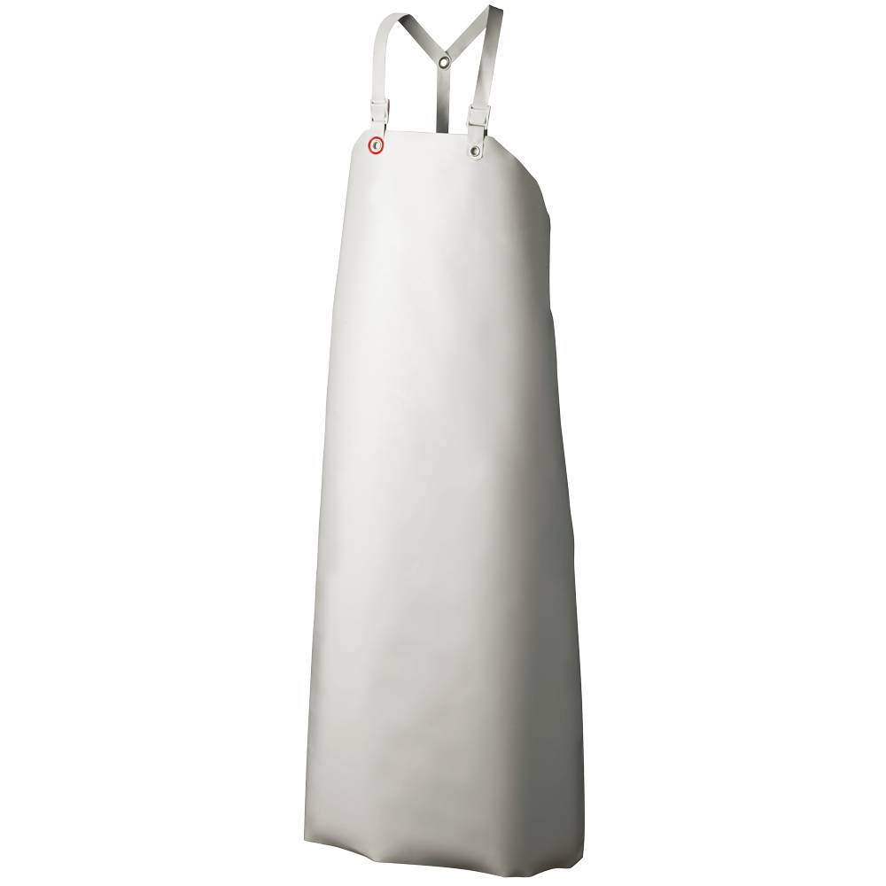 BRAVO Nitril - Schutz - Schürze CRAFTLAND® EN 467, Weiß, ca. 90 x 115 cm-0