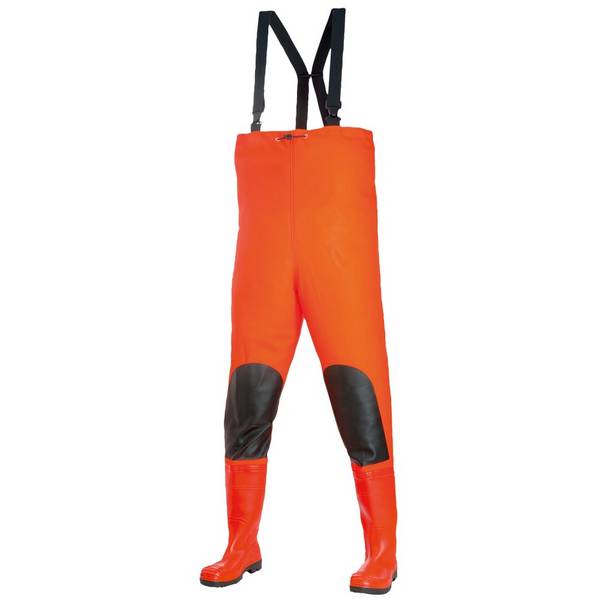 Gr .42 S5 WATHOSE ORANGE  S5-CHEST-WADERS *NORWAY*