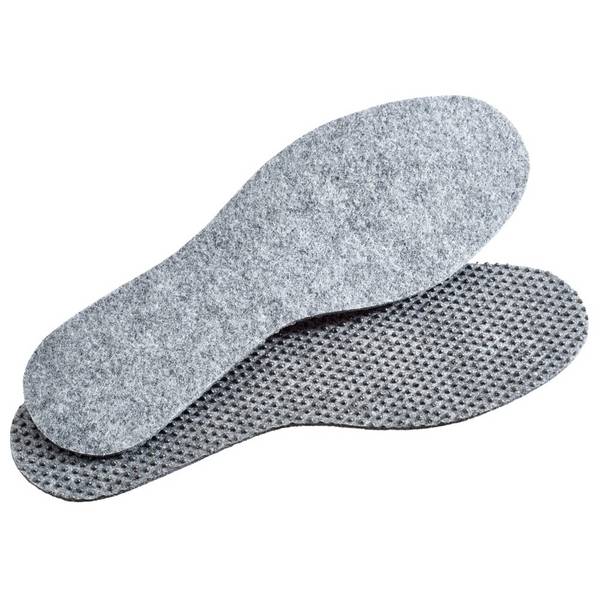 Gr .37 *FILZ-EINLEGESOHLEN* STANDARD grau *FILZ* felt inlay soles STANDARD