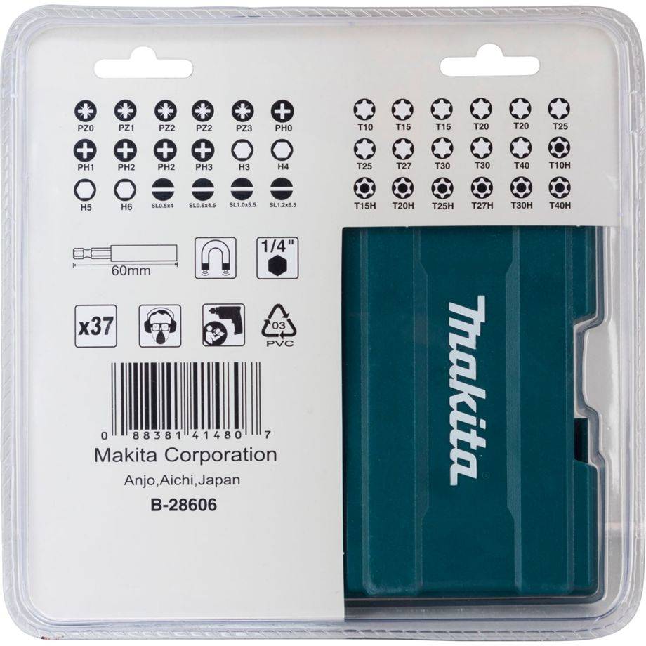 Makita B-28606, Bit-Set 37tlg-1