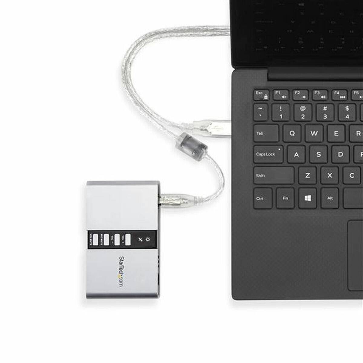 StarTech.com USB 2.0 Soundbox 7.1 Adapter - externe USB Soundkarte mit SPDIF Didital Audio - External Soundcard mit 8x 3-1