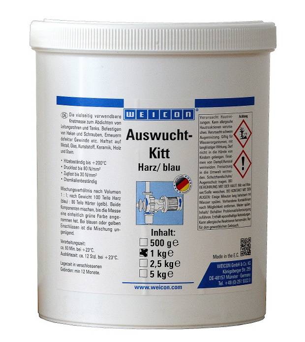 Auswucht-Kitt Masse blau-0